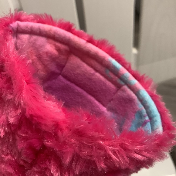 Pink fuzzy cup cozy - Picture 2 of 2